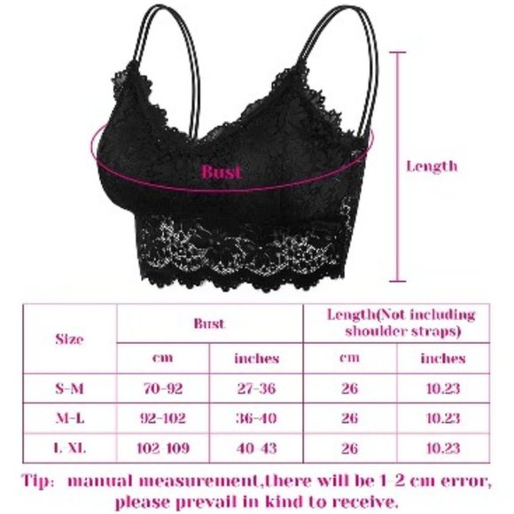 UIG 3 Pieces Lace Bralette for Women - Picture 4 of 8